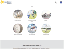 Tablet Screenshot of eurotravelsports.se